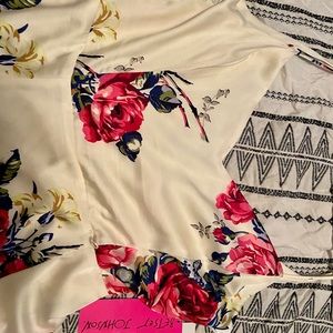 Betsy Johnson floral floor length dress